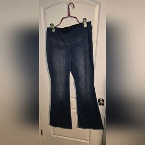 Knox Rose Indigo Denim Bell Bottom Pants Size Large